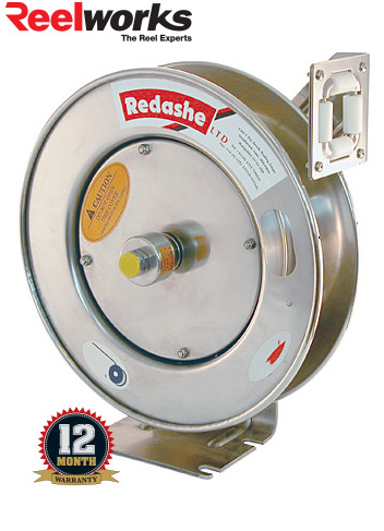 Reelworks SS809 stainless steel spring rewind hose reels